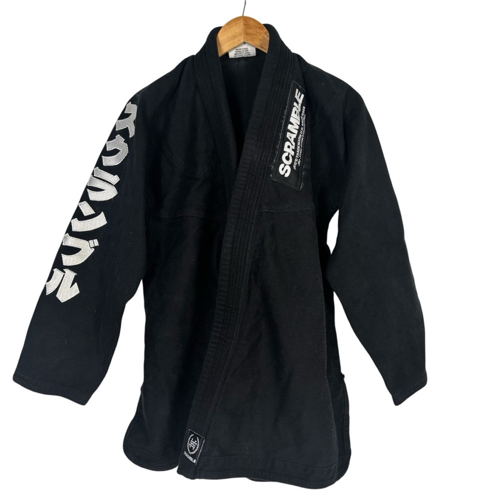 Scramble Standard Jiu Jitsu Kimono Black Size A1